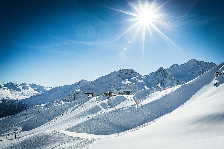 Schiurlaub in den Ötztaler Alpen